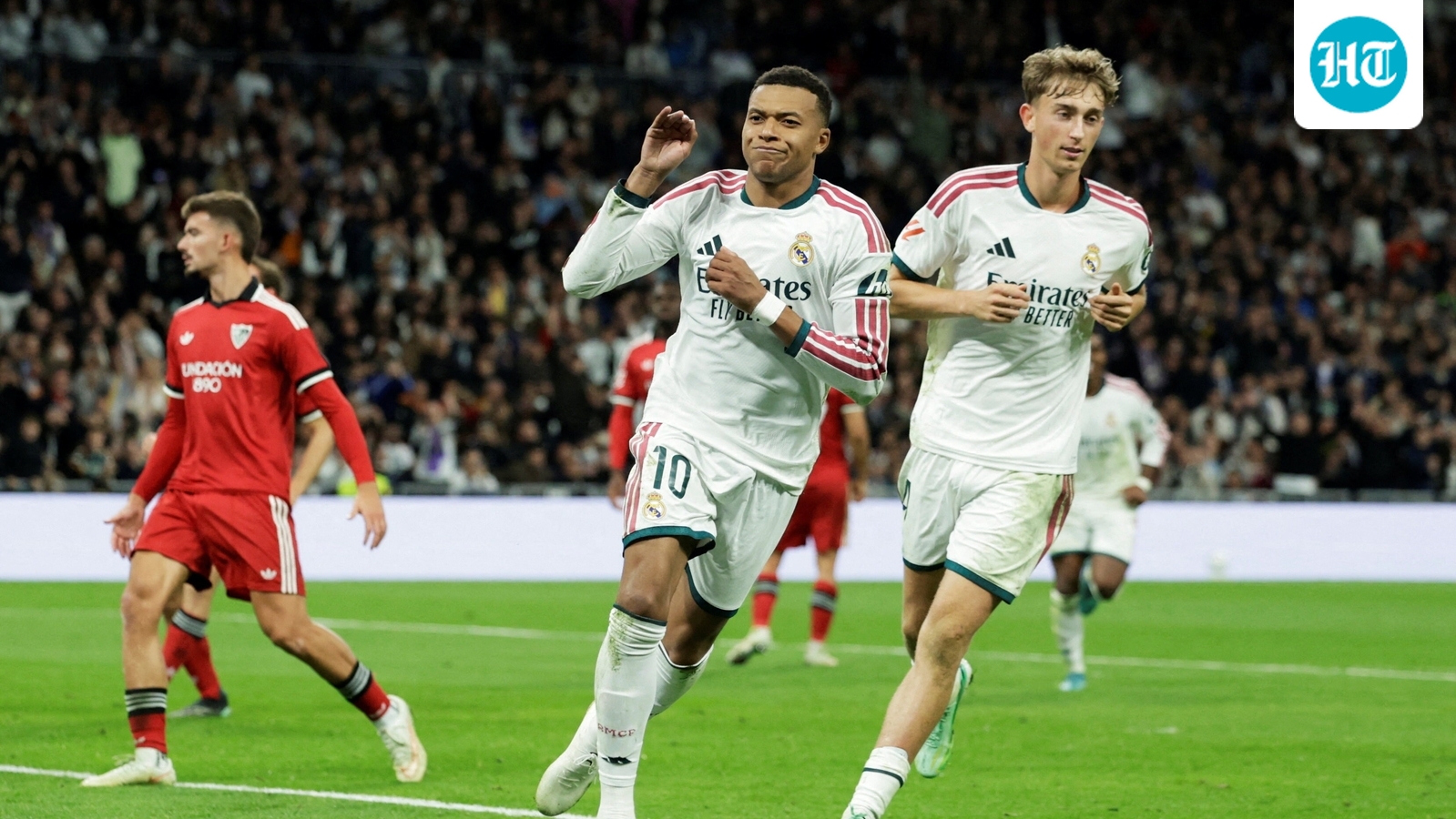 Kylian Mbappe hits two as Real Madrid rout Sevilla