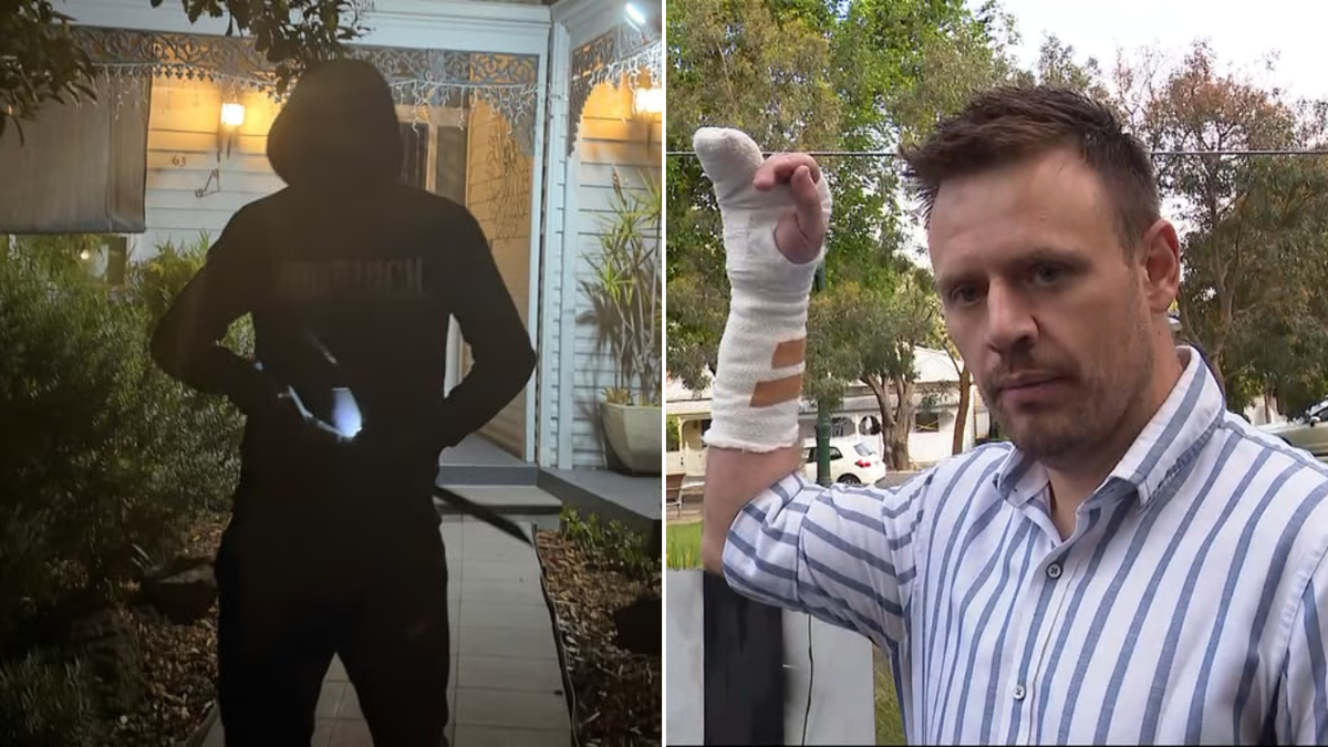 Melbourne dad-of three fights off machete-wielding teen during alleged Port Melbourne home invasion