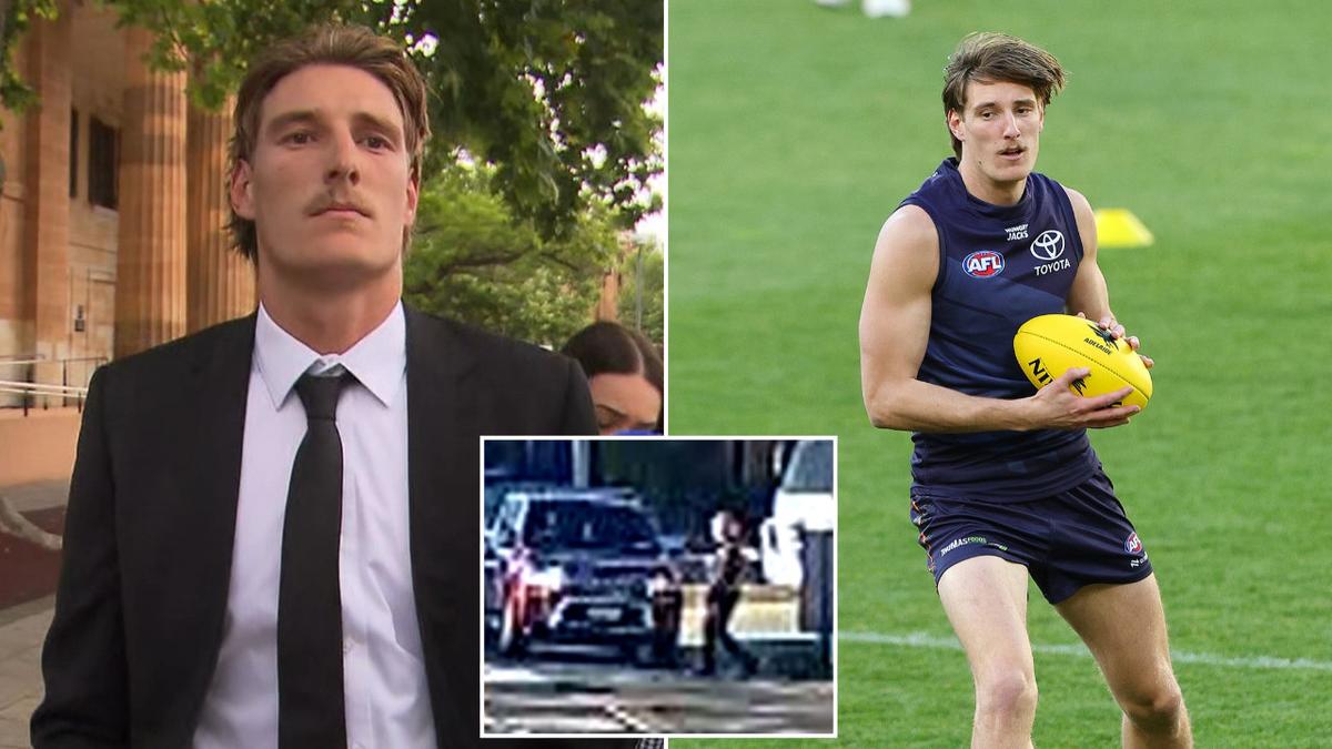 Adelaide Crows defender Josh Worrell pleads guilty to driving offence in court as new CCTV released